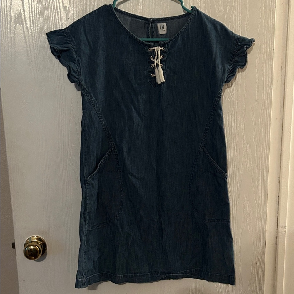 GAP Women's Dark Blue Denim Tunic